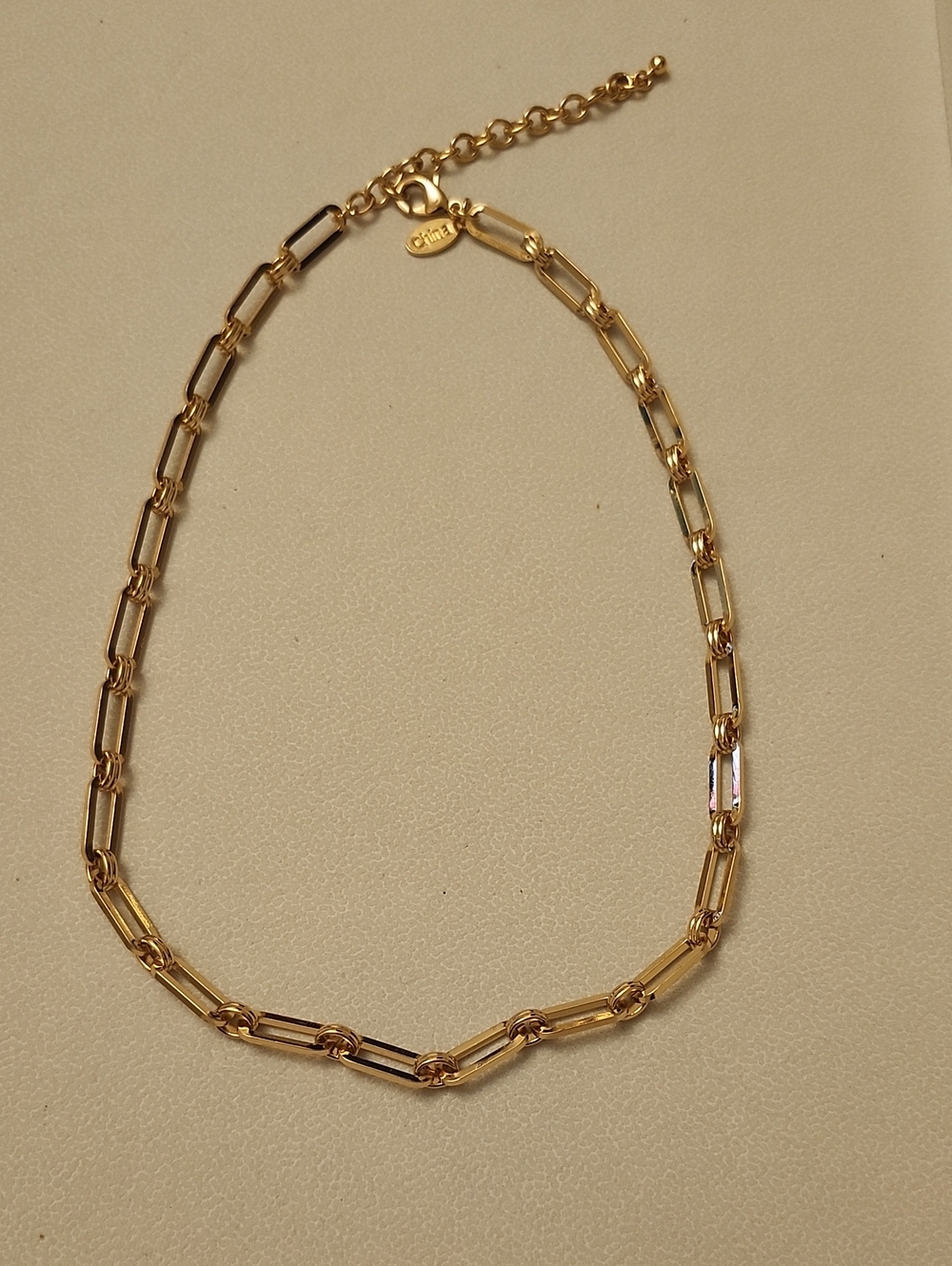 Joan Rivers Polished Gold Tone Link Necklace